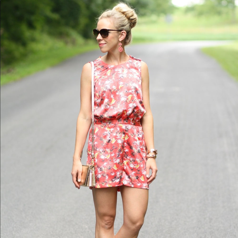 Peach Romper